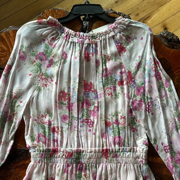 NWT Love Shack Fancy Popover Shimmering Springs Dress M - Picture 9 of 11